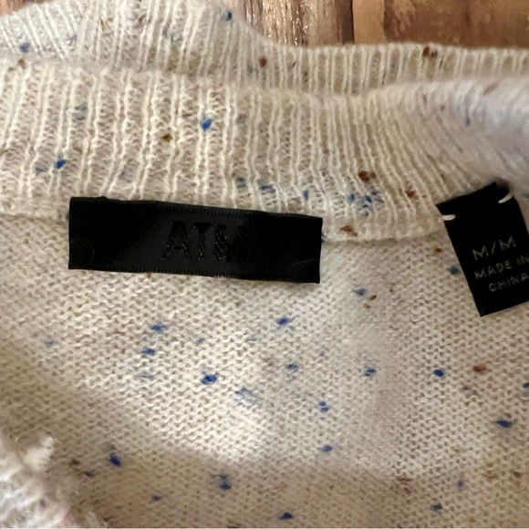 ATM crew neck sweater color off white size medium - Picture 3 of 4